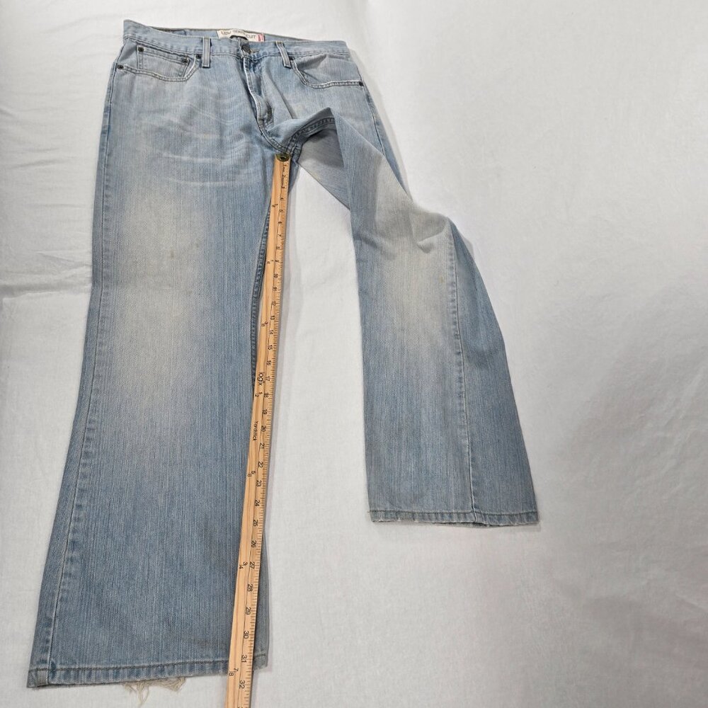 Vintage LEVI'S 527 Low Boot Cut Trash Yellowstone Heavy Duty Jeans Size W33 L32. - Picture 16 of 17
